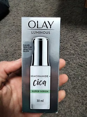 $19.99 • Buy Olay Luminous Cica Super Serum 30ml Calms Skin Healthy Glow Brand New Exp 11/23