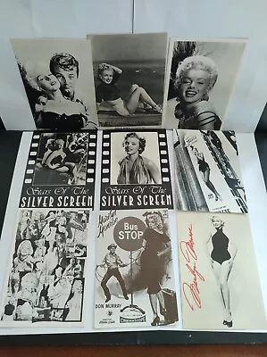 Marilyn Monroe Bundle Job Lot 9 Vintage Post Cards Unused • £9.99