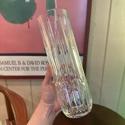 L7 Waterford Lismore 12” Vase Retired Leaded Crystal Huge • $189.99