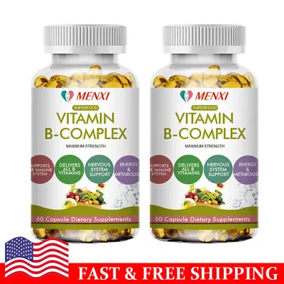 Vitamin B Complex Supplement - Super B Vitamin Immune Boost Metabolism Energy • $19.69