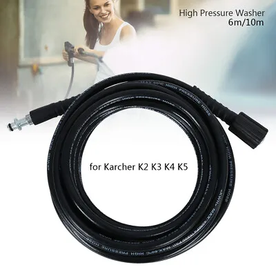 6/10M 160/400bar M22 High Pressure Hose Replacement Hose Für#Karcher K2/K3/K4/K5 • £12.79