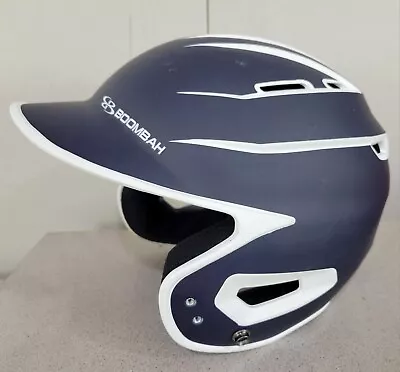 Boombah Baseball Softball Sleek Batting Helmet Senior Adult Sr White Gray • $39.99