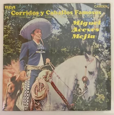 Miguel Aceves Mejia - Corridos Y Caballos Famosos - 1972 Mexican Lp • $11.99