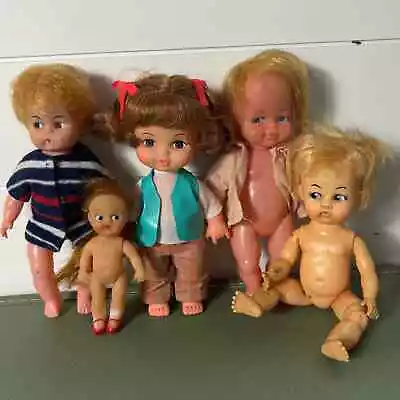 Vintage 60s Big Eye Japan Doll Lot • $24