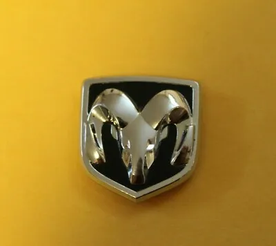 Dodge Small Ram Head Emblem Chrome Steering Oem Wheel Emblem Truck Badge  • $9.99