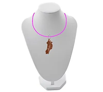 £7.99 • Buy Morris Minor Convertible Ref159 Copper Effect On 18  Pink Cord Necklace