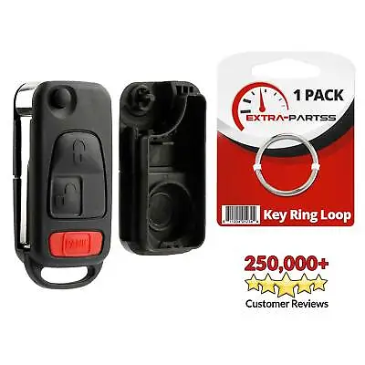 New 3b Replacement Entry Remote Car Fob Flip Key Shell Case For Mercedes Benz • $6.95