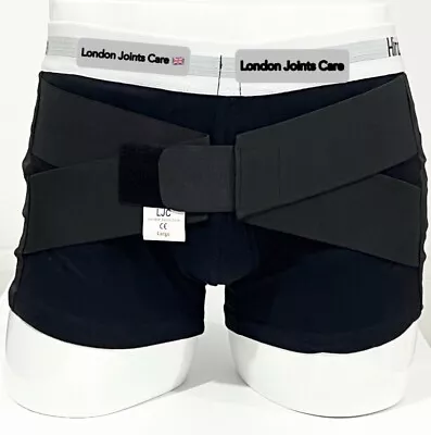 Hernia Support Underwear Belt Inguinal  Double Truss Boxer Removable Pads NHS UK • £28.99