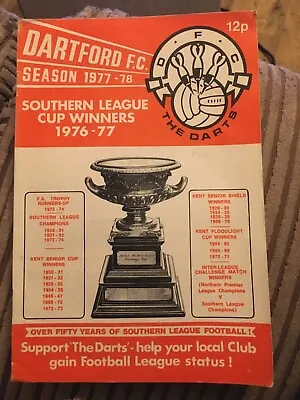 Dartford V Redditch United 1977/78 SL • £3.49