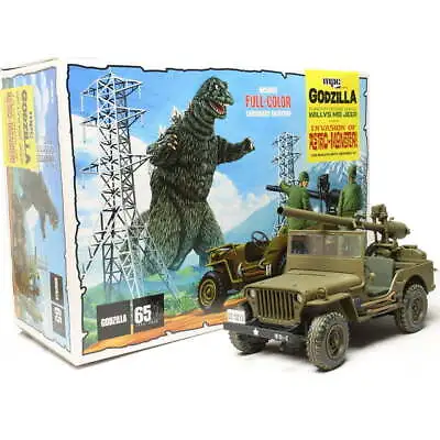 MPC Godzilla Willys MB Jeep 1:25 SCALE 2n1 MODEL KIT Sealed 882 65th Anniversary • $29.97