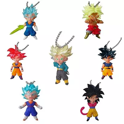 Dragon Ball Z Keychain Figure UDM Burst Kai DBZ Trunks Vegito Goku Broly Saiyan • $9.95