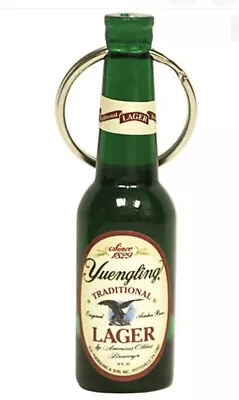 Yuengling Lager Beer Bottle Opener Keychain Americas Oldest Brewery USA Made New • $9.95