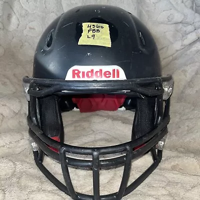 Riddell Speed 360 Large Football Helmet (Flat Black W/ Black Face Mask) • $70