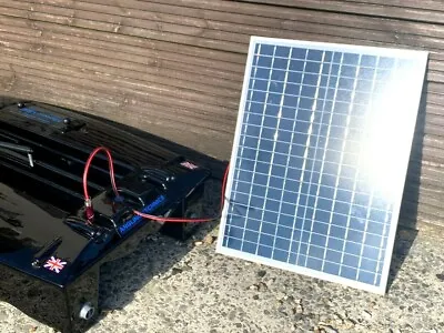 20 Watt Solar Panel For Microcat / HD / Standard Technicat Bait Boat Batteries • £99