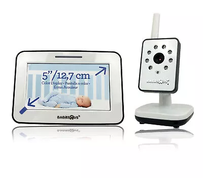 Babies R Us 5 Inch Video Baby Monitor With Night Vision Color Flat Screen • $65.99