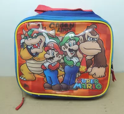 Super Mario Brothers Lunch Box Soft Sided Insulated Cooler 2013 Nintendo • $12.16