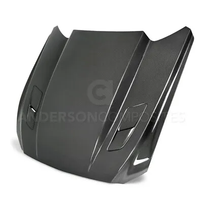 2015-2017 Ford Mustang CJ-Type Carbon Fiber Double Sided 3-inch Cowl Hood • $2289