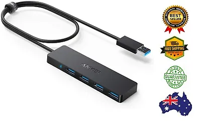 $44.99 • Buy Anker 4-Port USB 3.0 Ultra Slim Data Hub With 2 Ft Extended Cable For MacBook