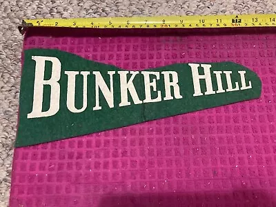  Vintage Bunker Hill Pennant BANNER Flag BOSTON Massachusetts MA FAST SHIPPER • $7.69