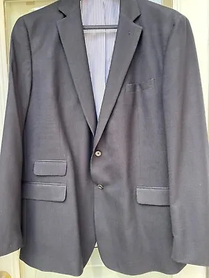 Brooks Brothers Mens Dk. Navy Jacket Blazer 46XL 2-Button Italian Fabric NEW • $89