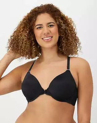 Bra Lace Extra Coverage Maidenform One Fab Fit Lift T-Back Front Close 07112 • $19.99