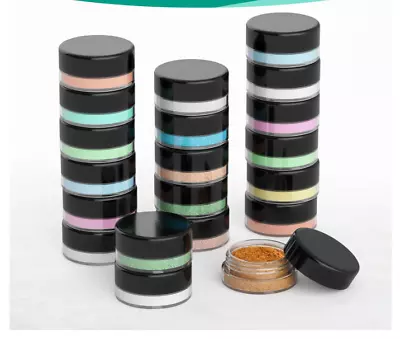 50 Pk 3 Gram Jar BPA Free Cosmetic Sample Empty Container For Make Up • $9.50