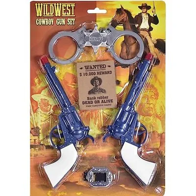 Cowboy Sherriff Gun And Accessories Playset | Toy Gun | Cowboy Fancy Dress • £6.39