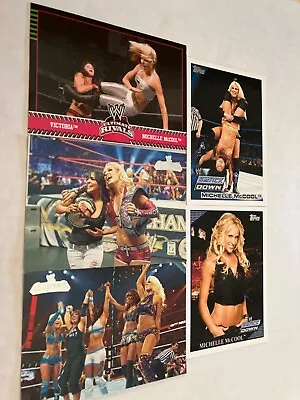 5 Sexy Michelle McCool Wrestling Cards See Scan Born In Palatka Florida • $3