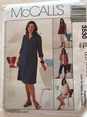 Mccalls 3530 Misses Maternity Dressshirtpants Pattern Sz 16-18-20-22-24 Uncut • $4.99