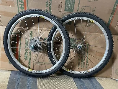 Mavic CrossRide Disc 26  Wheelset 9 Speed Ultegra CST Critter Front/Rear Wheels • $215