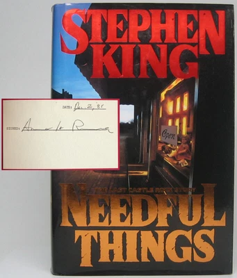 £97.05 • Buy Stephen KING / Needful Things Signed 1st Edition 1991