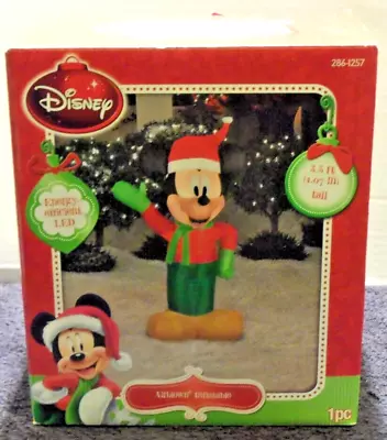 Disney 3.5Ft. Inflatable Christmas Mickey Mouse NIB • $29.99