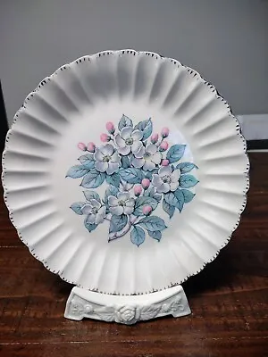 Vintage American Limoges Grey Blossom Dinner Plate • $14