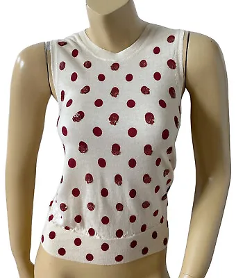 J CREW Womens Size XXS Sleeveless Sequined Jackie Merino Wool Sweater Vest • $17.59