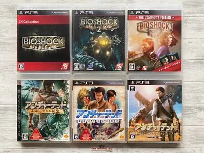 SONY PS3 Bioshock 2K Collection & 2 & Infinite & Uncharted Treasure Hunter Set • $126.65