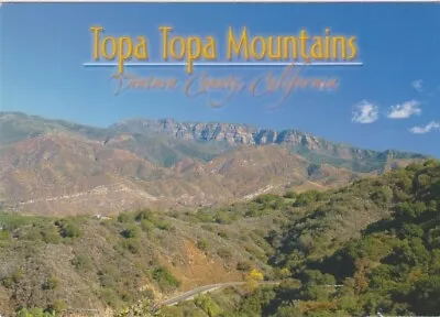 View Of The Peaks Of The Topa Topa Mountains-OJAI California • $1.59