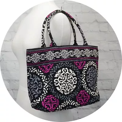 ❤️ VERA BRADLEY Canterberry Magenta Holiday Tote Celtic Knot • $13.99