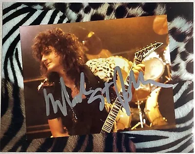 KISS Mark St.John Authentic Hand Signed 8x10 Live Image Photo #2 - Nice Contrast • $155.66