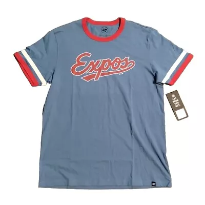 Large '47 MLB Montreal Expos Cooperstown Tee Shirt Baseball Nationals Men's  • $39