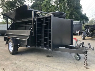 7x5 BUILDERS TRAILER | HEAVY DUTY | FULL RACKS | 1000kg GVM | COMPRESSOR BOX • $6520
