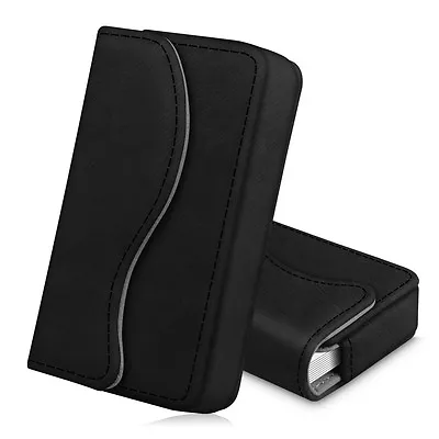 Business Card Holder Name Card Wallet Case Organizer With Magnetic Closure-Black • $7.99