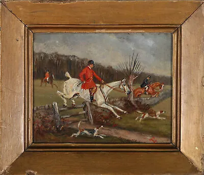 £222 • Buy Framed 19th Century Oil - On The Hunt