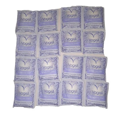 $11.65 • Buy Vagisil Intimate Cleansing Cloths, Spring Lilac, OTG Singles, Pack Of 16 