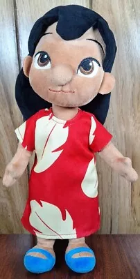 Lilo Animators 12” Plush Doll Hawaiian Dress & Sandals Disney Store Stuffed Toy • $34.95
