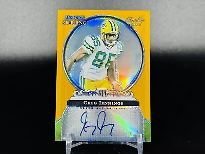 2006 Bowman Sterling #BS-GJ Greg Jennings RC Gold Refractor Auto /900 Packers • $12.99