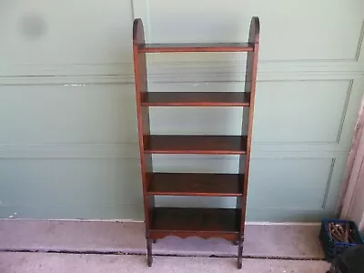 Antique Arts & Crafts Mission Style 5 Tier Graduated Bookshelf Plant Stand 54  • $295