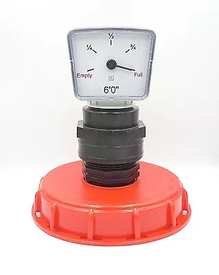 Tank Top Fill Cap (6  Coarse Thread) With Float Level Gauge.  Oil Tanks IBC  • £49.99