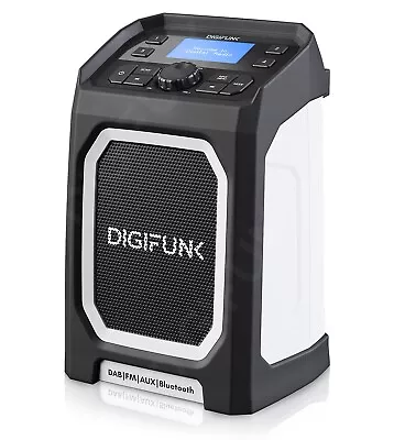 Work Site Radio | USB Rechargeable | DAB+ FM Bluetooth AUX | Similar To Makita • £74.99