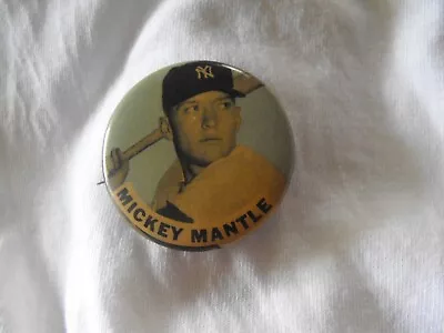 Vintage.Mickey Mantle Button From 1960 • $199
