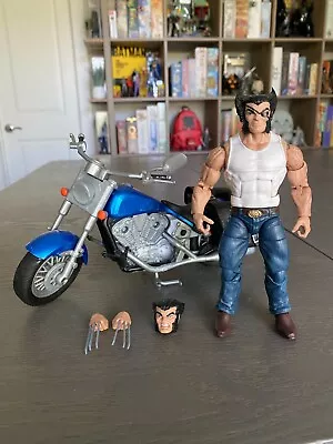 Hasbro Marvel Legends Wolverine And Motorcycle Action Figure X-Men Ultimate • $39.99
